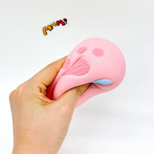 Slow Rise Cat Paw Lava Bun Squishy Squeeze Away Stress! - slow rise toy hand squeeze demo