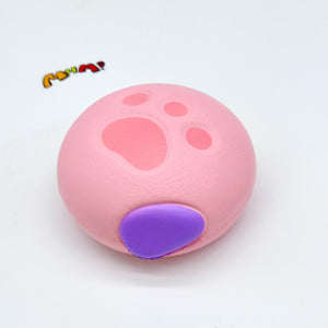 Slow Rise Cat Paw Lava Bun Squishy Squeeze Away Stress! - soft slow rise fidget toy front view