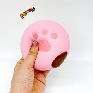Slow Rise Cat Paw Lava Bun Squishy Squeeze Away Stress! - soft foam stress relief squeeze toy