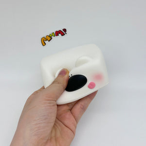 Kawaii Dog Squishy: Tofu Dog -- Controller -- Headphone Case! - soft foam stress relief squeeze toy
