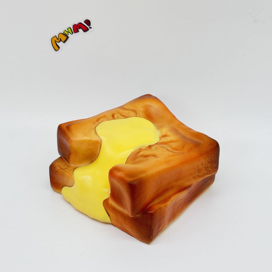 Cute Condensed Milk Bao Toast Stress Relief Squishy - slow rising squishy toy product photo