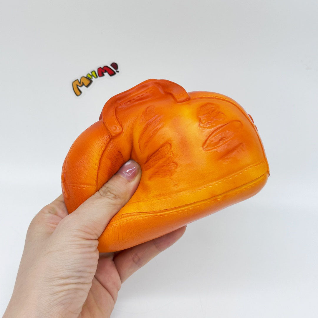 Kawaii Bread Handbag Slow Rise Squishy Toy - slow rise fidget toy texture close up