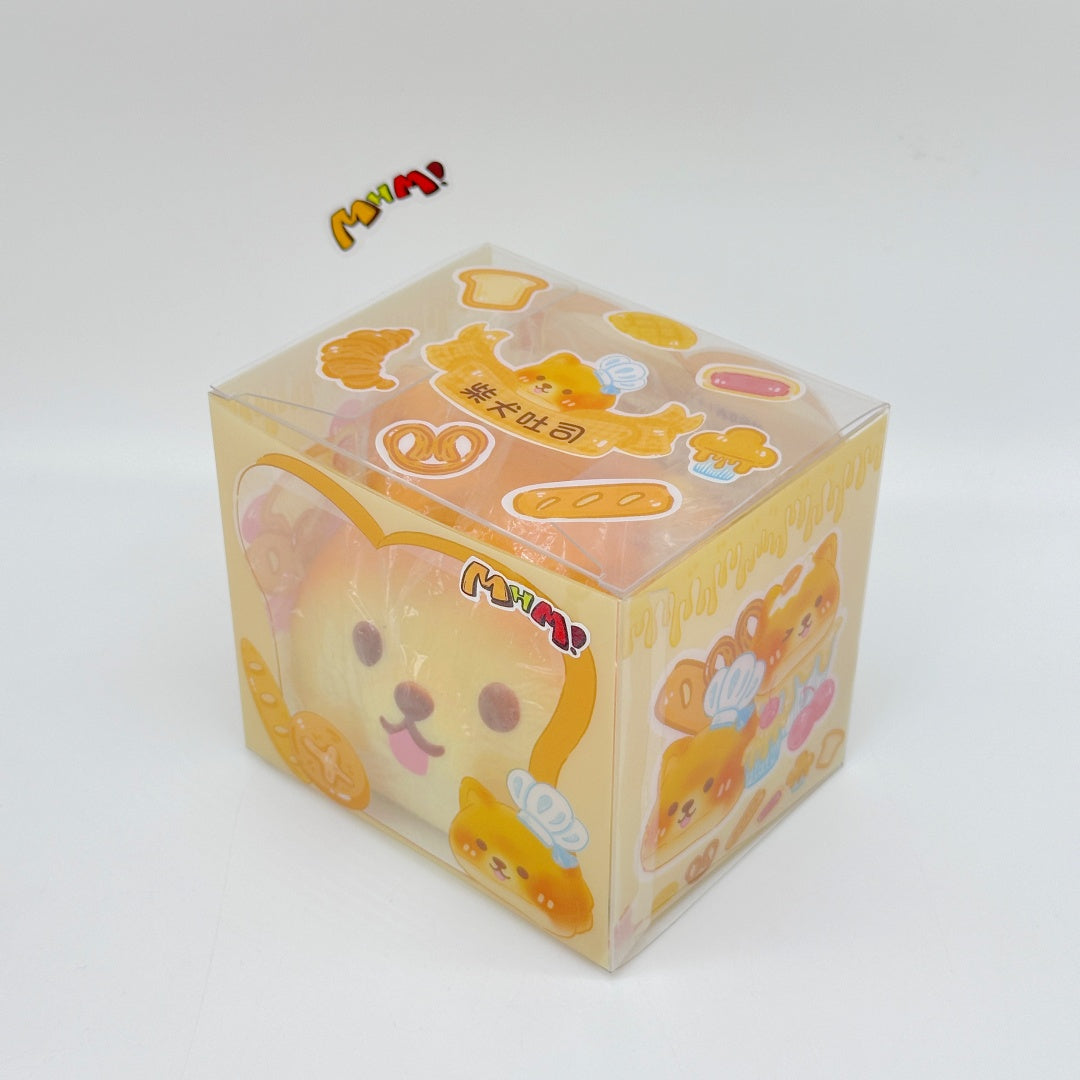 Ultra-Soft Shiba Toast Squishy Slow Rise & Irresistibly Cute! - soft foam stress relief squeeze toy