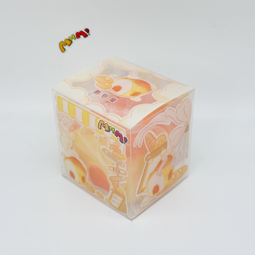 Ultra-Soft Bread House Squishy Slow Rise & Irresistibly Cute! - squishy toy size reference with hand