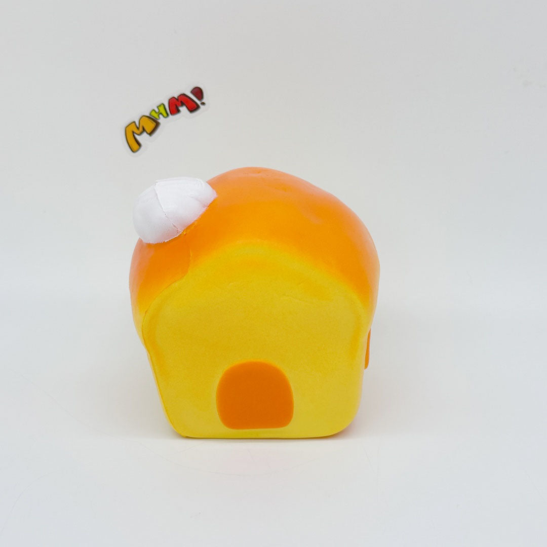 Ultra-Soft Bread House Squishy Slow Rise & Irresistibly Cute! - slow rise fidget toy texture close up