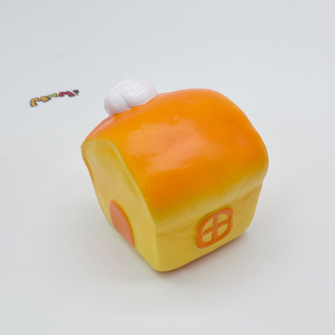 Ultra-Soft Bread House Squishy Slow Rise & Irresistibly Cute! - kawaii squishy toy close up
