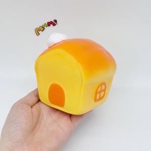 Ultra-Soft Bread House Squishy Slow Rise & Irresistibly Cute! - soft slow rise fidget toy front view