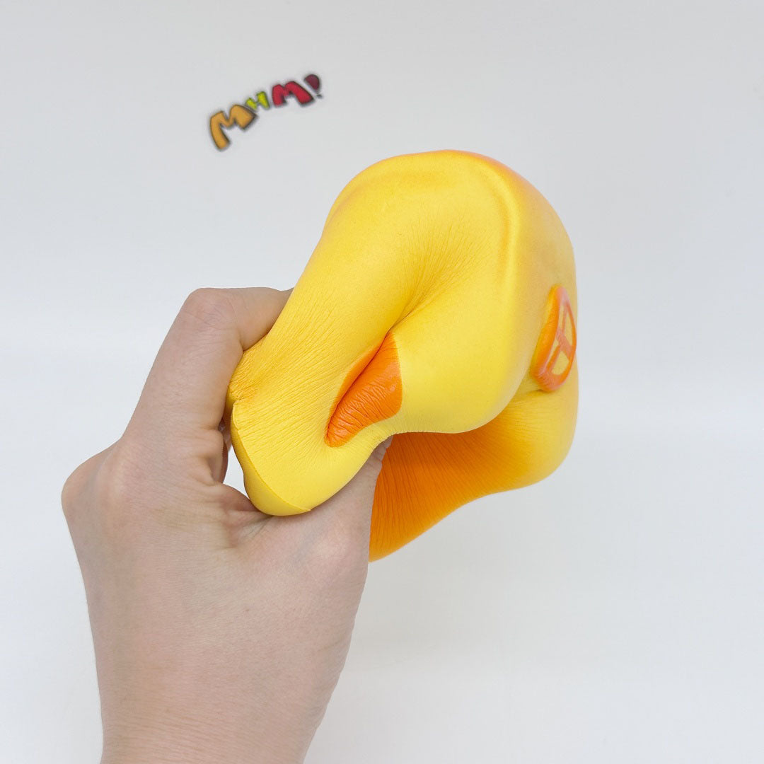 Ultra-Soft Bread House Squishy Slow Rise & Irresistibly Cute! - slow rising squeeze toy side angle view