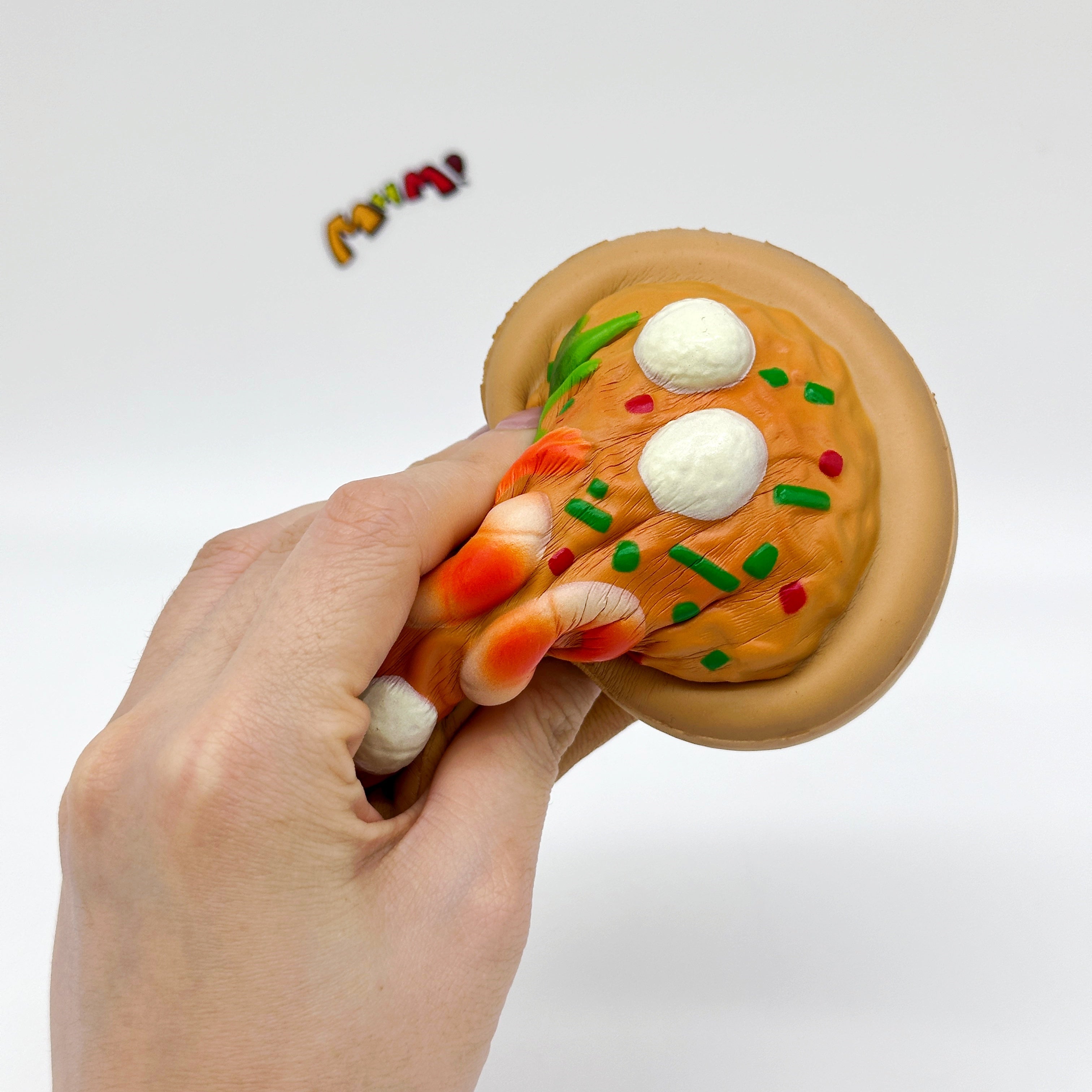 Cute Seafood Noodle Bowl Slow Rise Squishy Toy - soft foam stress relief squeeze toy