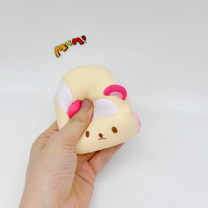 Slow Rise Cute Bear Car Squishy Squeeze Away Stress - slow rise fidget toy texture close up