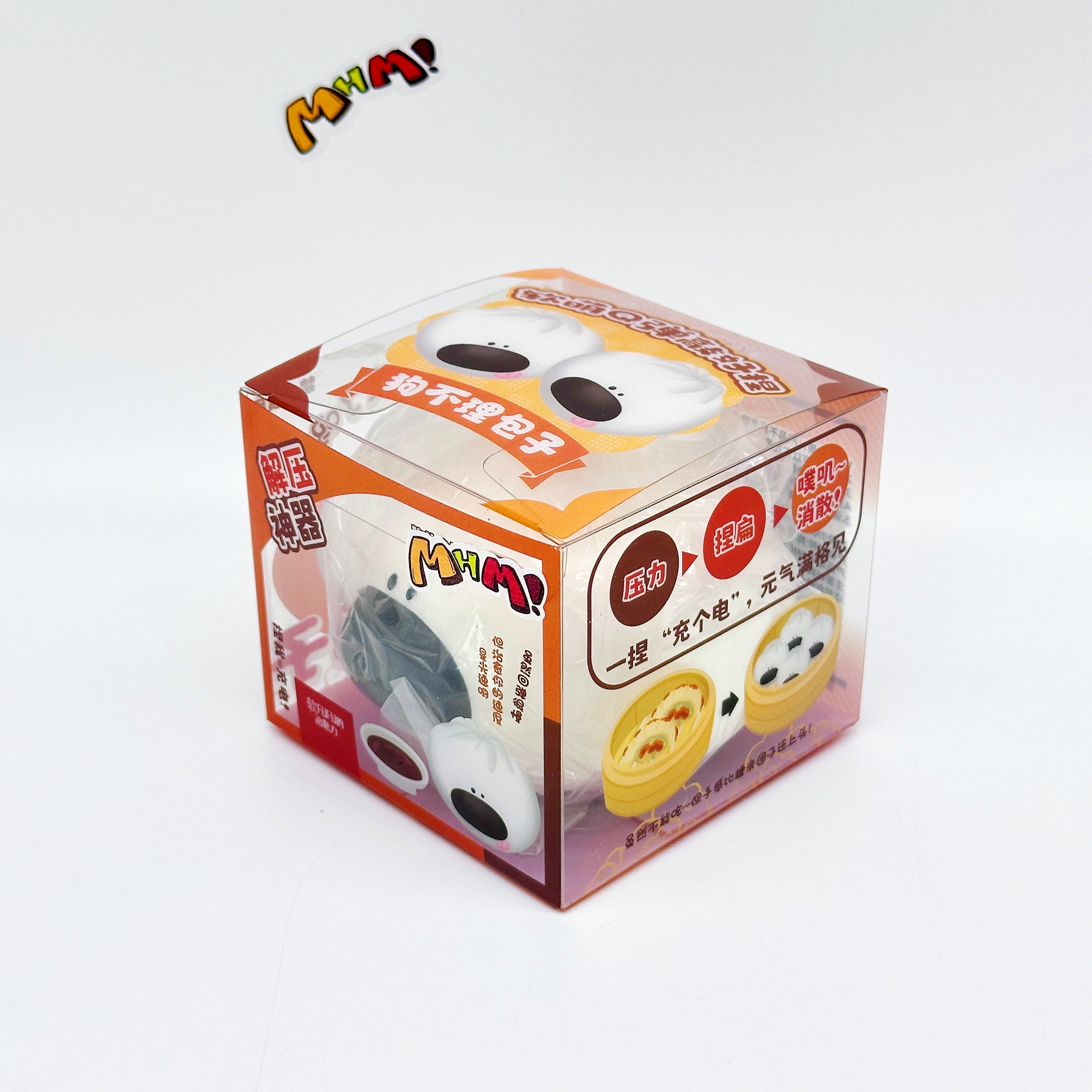 Goubuli Bao Slow Rise Squishy Toy - squishy toy size reference with hand
