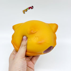 Cat Egg Waffle Slow Rise Squishy Toy - cute squishy toy packaging display