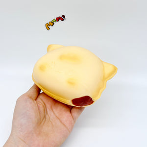 Cat Egg Waffle Slow Rise Squishy Toy - kawaii squishy toy close up