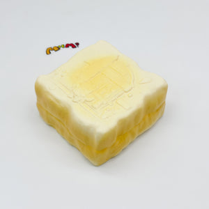 Slow Rise Cute Embossed Toast Squishy Squeeze Away Stress - squishy stress relief toy detail shot