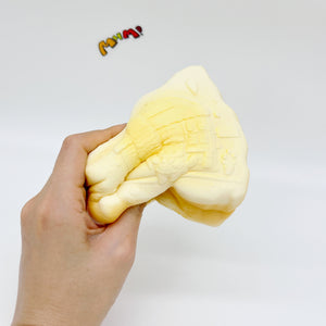 Slow Rise Cute Embossed Toast Squishy Squeeze Away Stress - soft foam stress relief squeeze toy