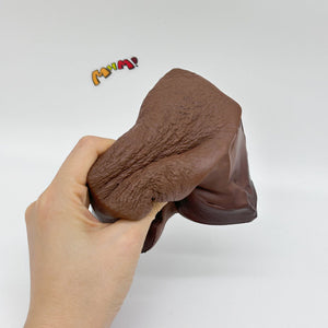 Volcano Lava Chocolate Slow Rise Squishy Toy - slow rise fidget toy texture close up