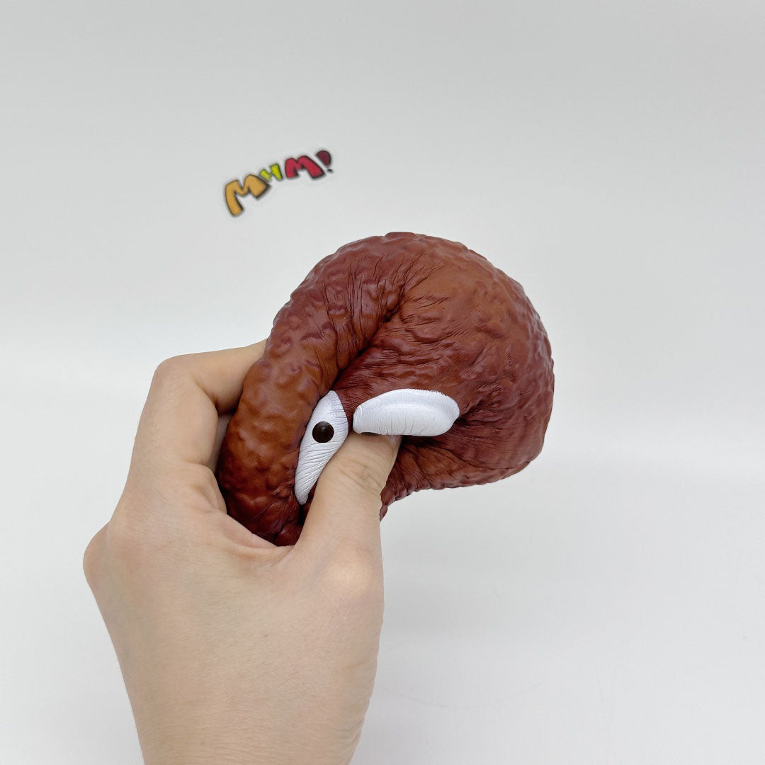 Cute Choux Puff Slow Rise Squishy Toy - slow rise fidget toy texture close up