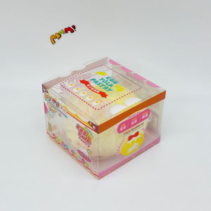 Slow Rise Cute Rabbit Suzhou Pastry Squishy Squeeze Away Stress! - cute squishy toy packaging display