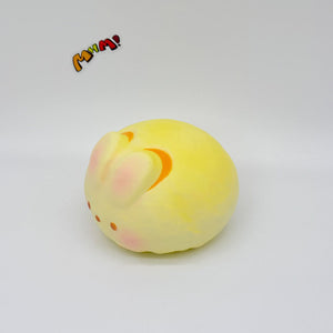 Slow Rise Cute Rabbit Suzhou Pastry Squishy Squeeze Away Stress! - soft slow rise fidget toy front view