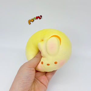 Slow Rise Cute Rabbit Suzhou Pastry Squishy Squeeze Away Stress! - kawaii squishy toy close up