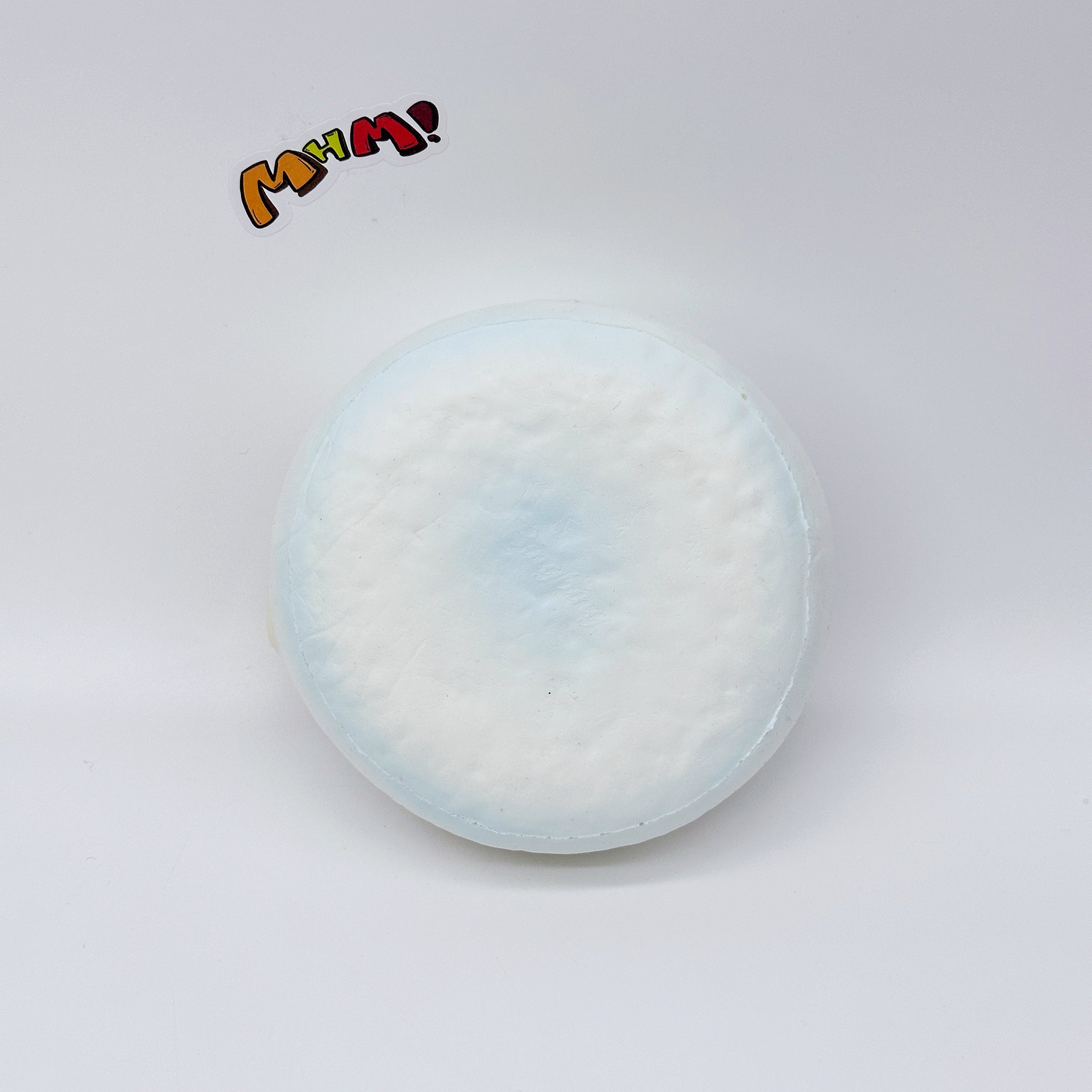 Milk Cookie Squishy | Cute Cow Print Milk Biscuit Slow Rising Str - slow rising squeeze toy side angle view