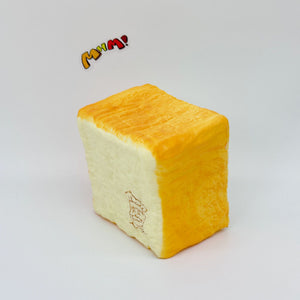 Thick Cut Toast Slow Rise Squishy Toy - kawaii squishy toy close up