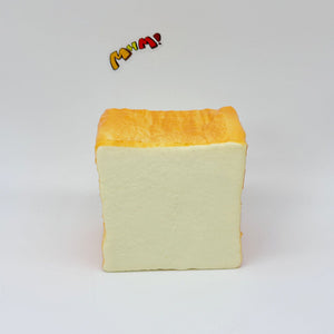 Thick Cut Toast Slow Rise Squishy Toy - slow rise fidget toy texture close up