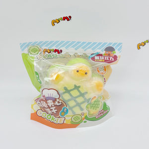 Slow Rise Cute Turtle Cookie Squishy Squeeze Away Stress! - cute squishy toy packaging display