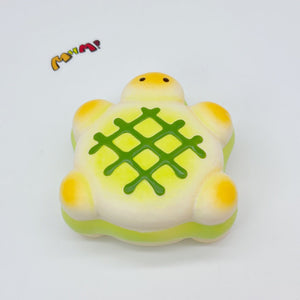Slow Rise Cute Turtle Cookie Squishy Squeeze Away Stress! - squishy stress relief toy detail shot