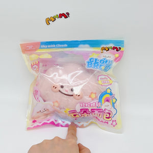 Slow Rise Cute Cloud Bread Squeeze Away Stress with a Smile! - cute squishy toy packaging display