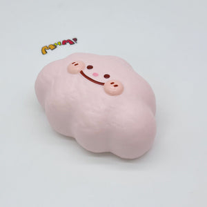Slow Rise Cute Cloud Bread Squeeze Away Stress with a Smile! - soft slow rise fidget toy front view