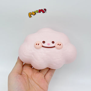 Slow Rise Cute Cloud Bread Squeeze Away Stress with a Smile! - squishy stress relief toy detail shot