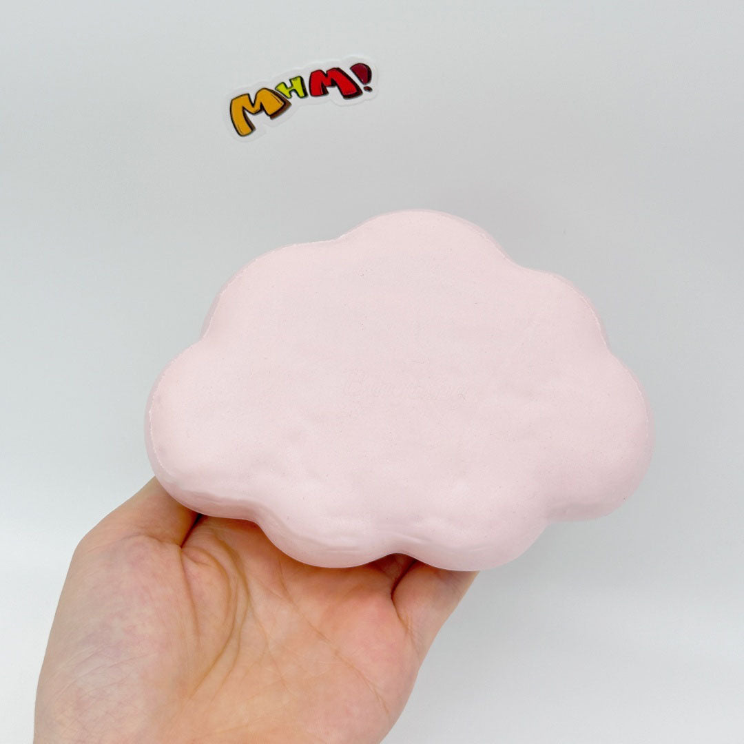 Slow Rise Cute Cloud Bread Squeeze Away Stress with a Smile! - kawaii squishy toy close up