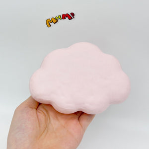 Slow Rise Cute Cloud Bread Squeeze Away Stress with a Smile! - kawaii squishy toy close up
