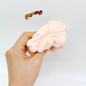 Slow Rise Cute Flower Pastry Squishy Squeeze Away Stress - squishy toy size reference with hand