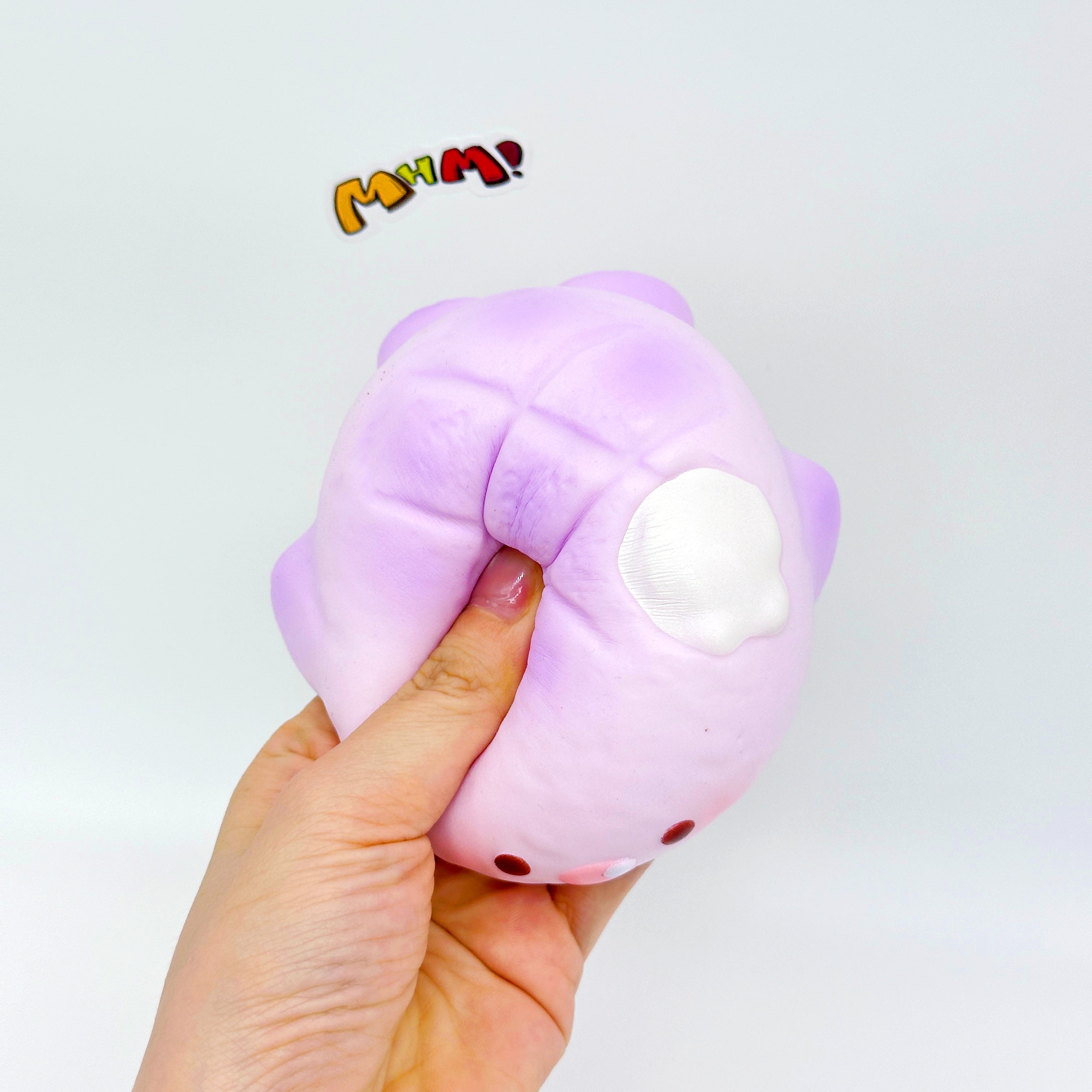 Squeezing cute lavender shark pineapple bun squishy stress relief toy