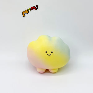 Slow Rise Rainbow Cloud Bread Squishy - soft slow rise fidget toy front view