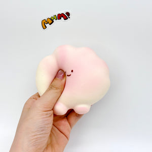 Slow Rise Rainbow Cloud Bread Squishy - cute squishy toy packaging display