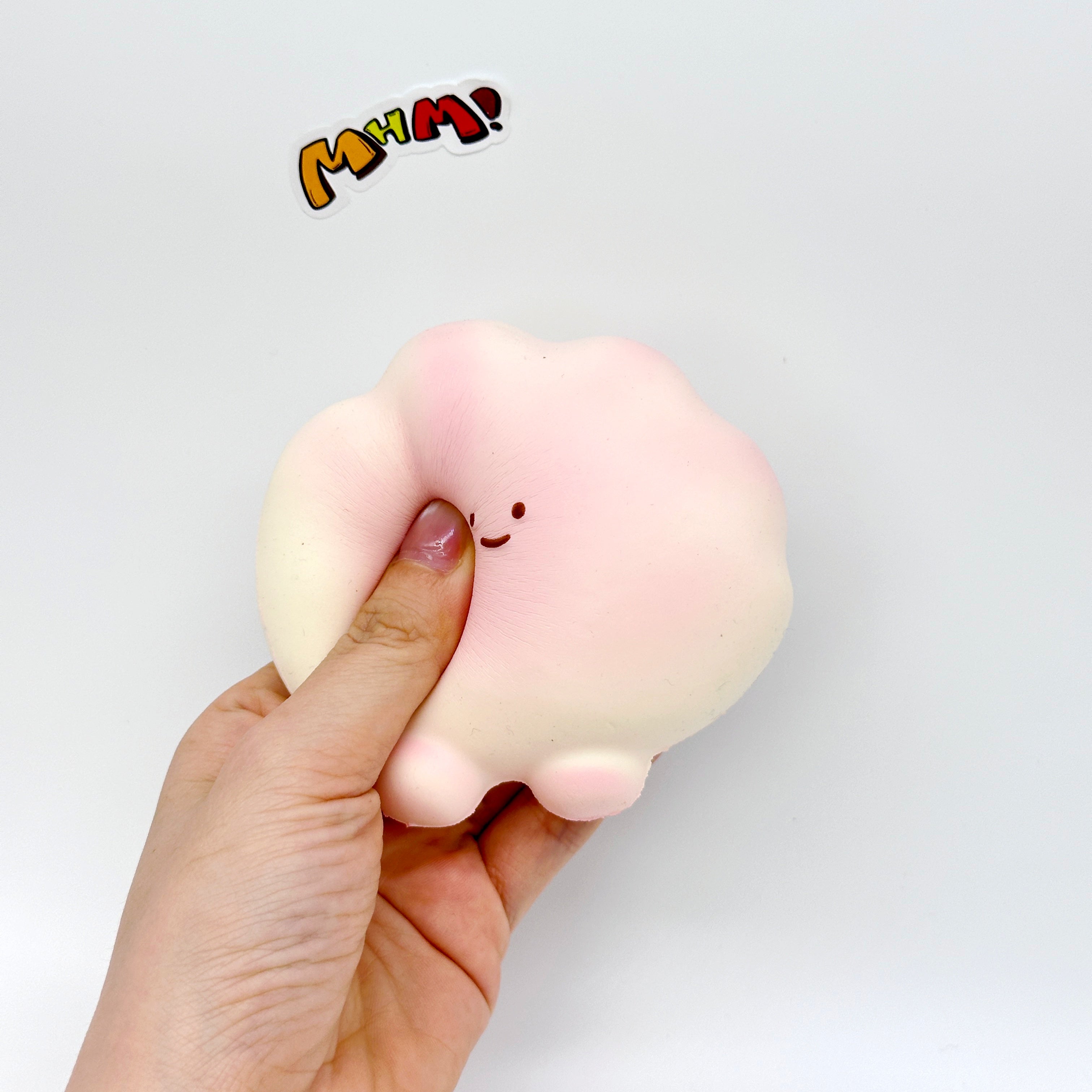 Slow Rise Rainbow Cloud Bread Squishy - cute squishy toy packaging display