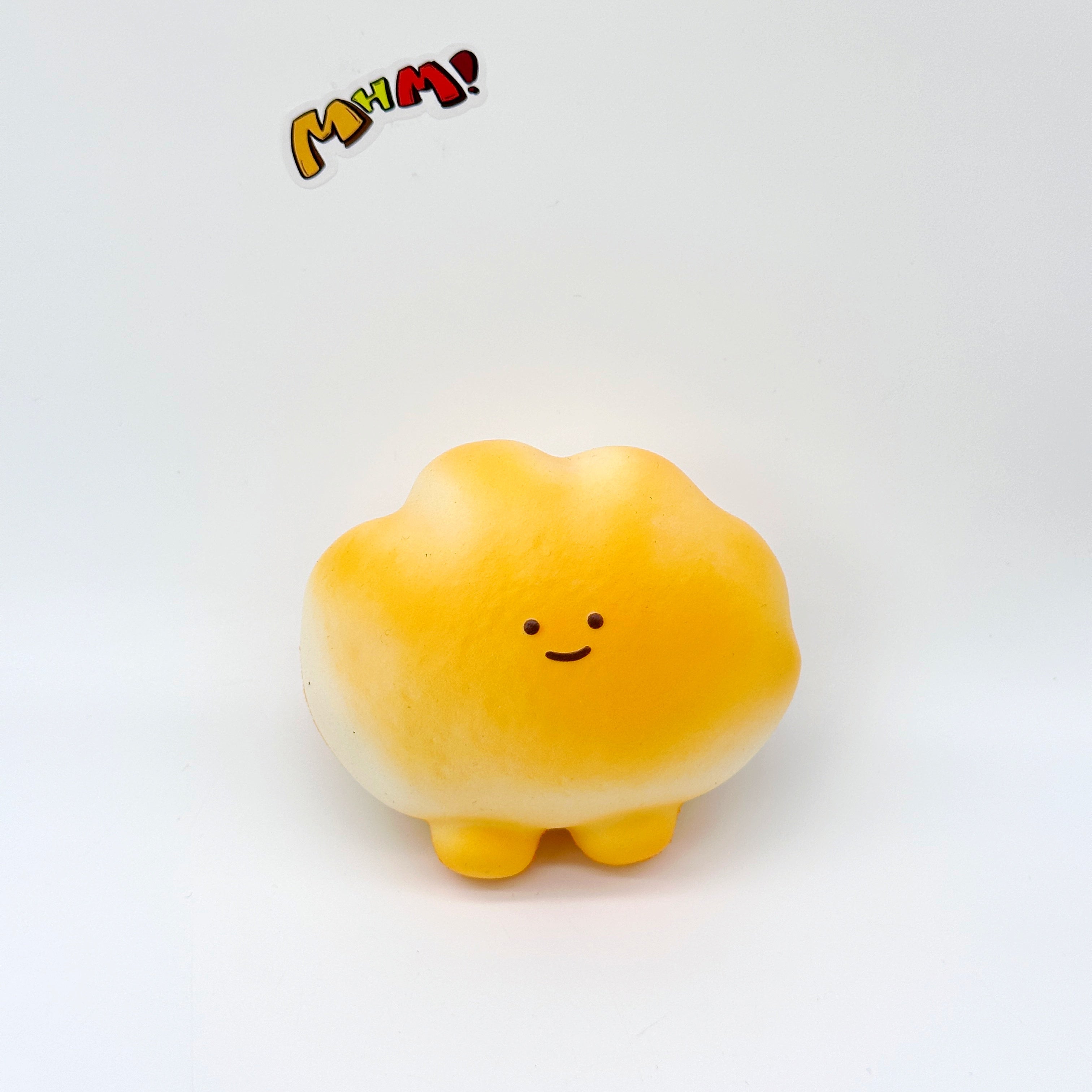 Slow Rise Rainbow Cloud Bread Squishy - squishy stress relief toy detail shot