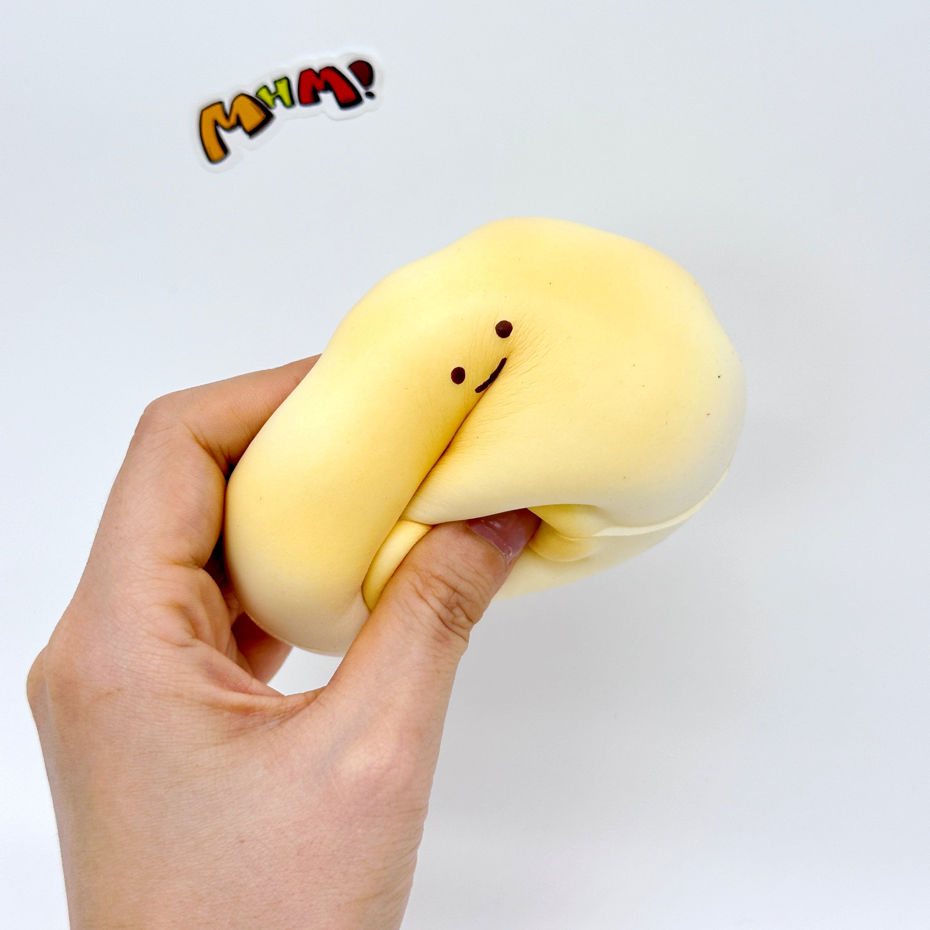 Slow Rise Rainbow Cloud Bread Squishy - slow rising toy top view