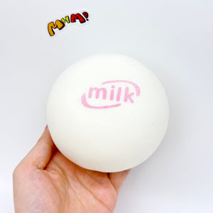Cute Lychee Flavor Steamed Bun Stress Relief Toy - squishy stress relief toy detail shot