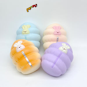 Sleepy Bunny in Sleeping Bag Squishy - slow rising squishy toy product photo