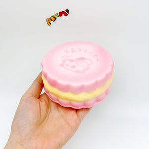 Puff Milk Sandwich Cookie Squishy | Cute Japanese Snack Slow Risi - kawaii squishy toy close up