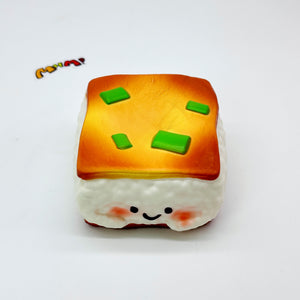 Sanxian Doupi Squishy | Cute Chinese Snack Slow Rising Stress Rel - soft slow rise fidget toy front view
