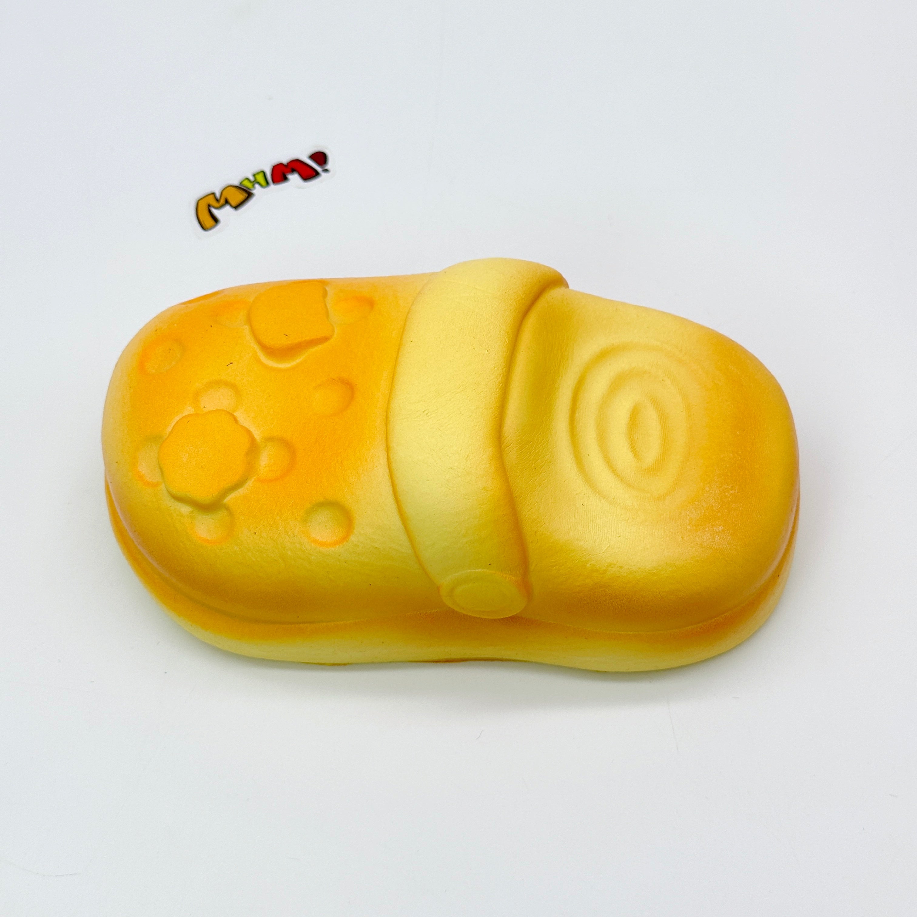 Bread Crocs Slipper Squishy | Cute Food-Shaped Slow Rising Stress - squishy stress relief toy detail shot