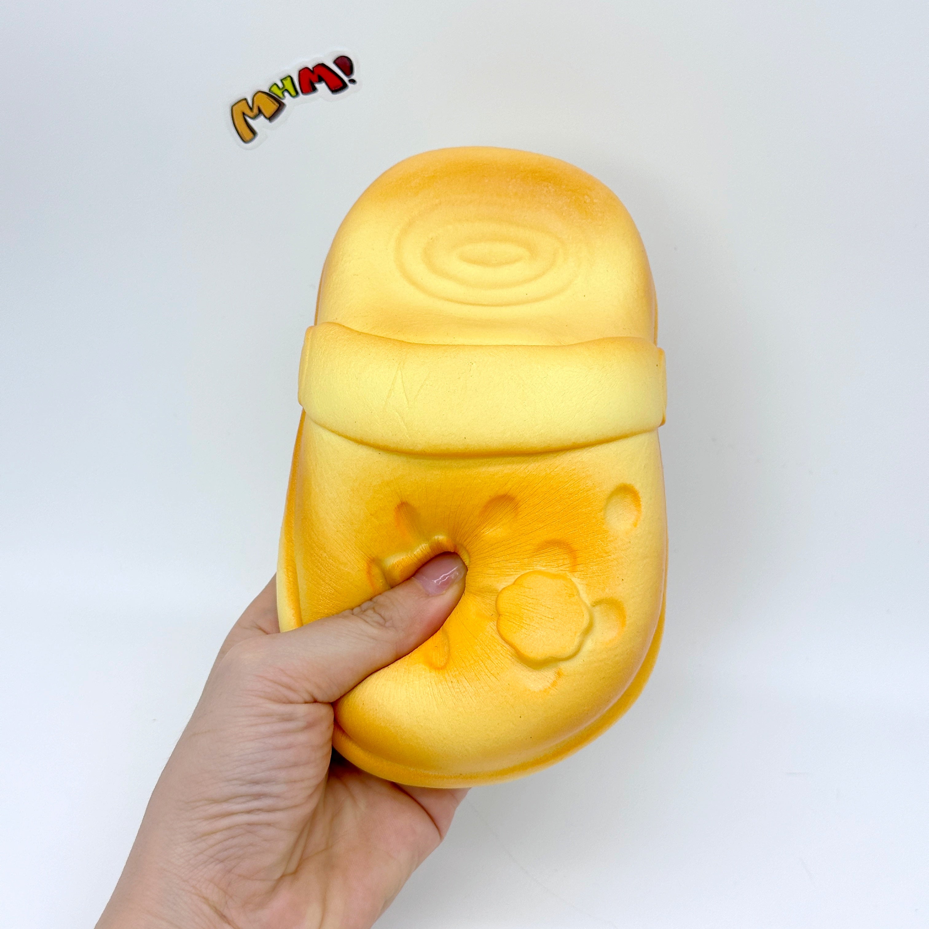 Bread Crocs Slipper Squishy | Cute Food-Shaped Slow Rising Stress - kawaii squishy toy close up