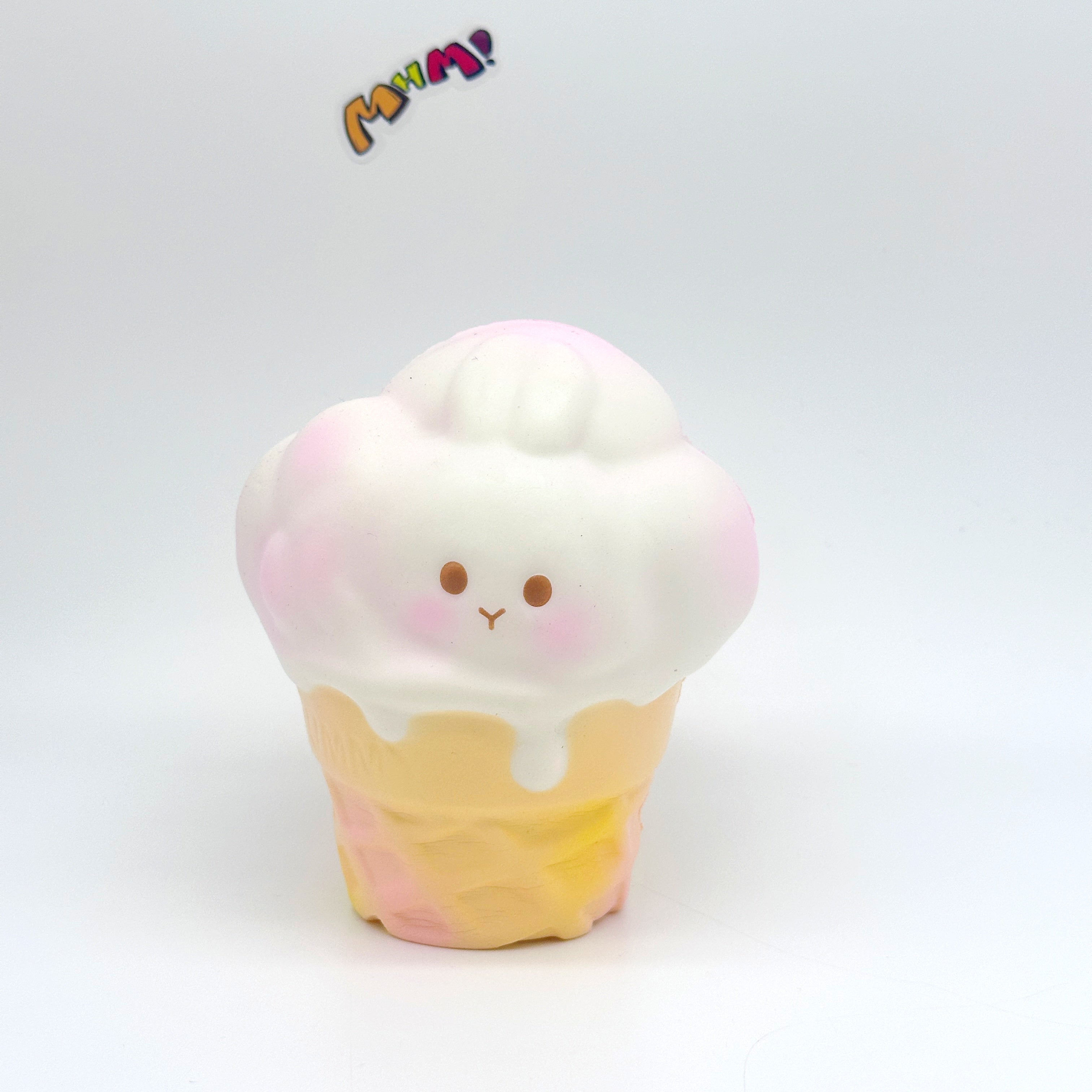 Ice Cream Bunny Squishy | Cute Rabbit Ice Cream Slow Rising Stres - slow rising squishy toy product photo