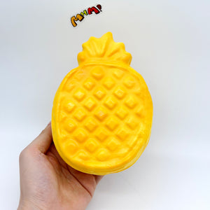 Pineapple Cake Squishy | 2 Styles Bakery Themed Slow Rising Stres - squishy toy size reference with hand