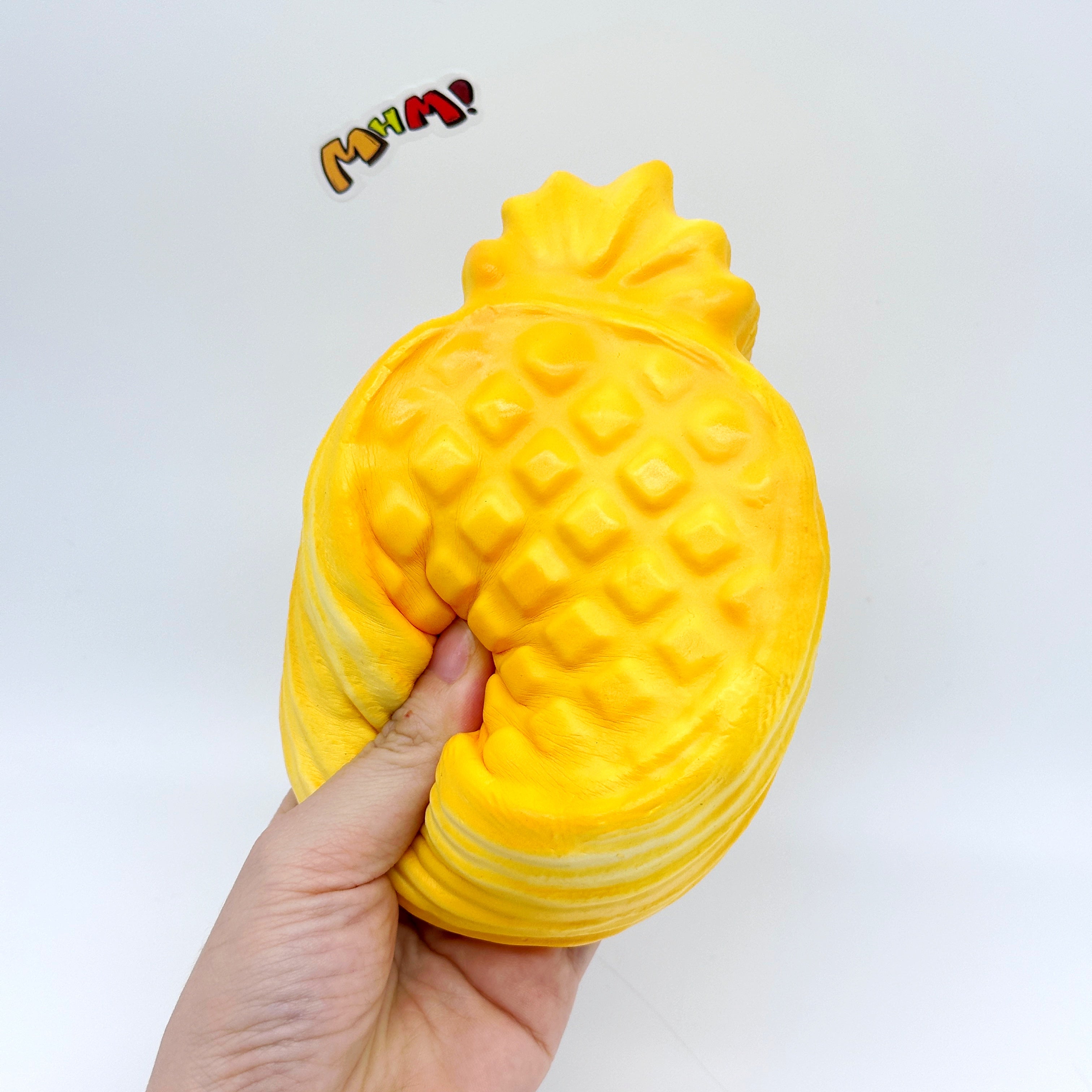 Pineapple Cake Squishy | 2 Styles Bakery Themed Slow Rising Stres - slow rise toy hand squeeze demo